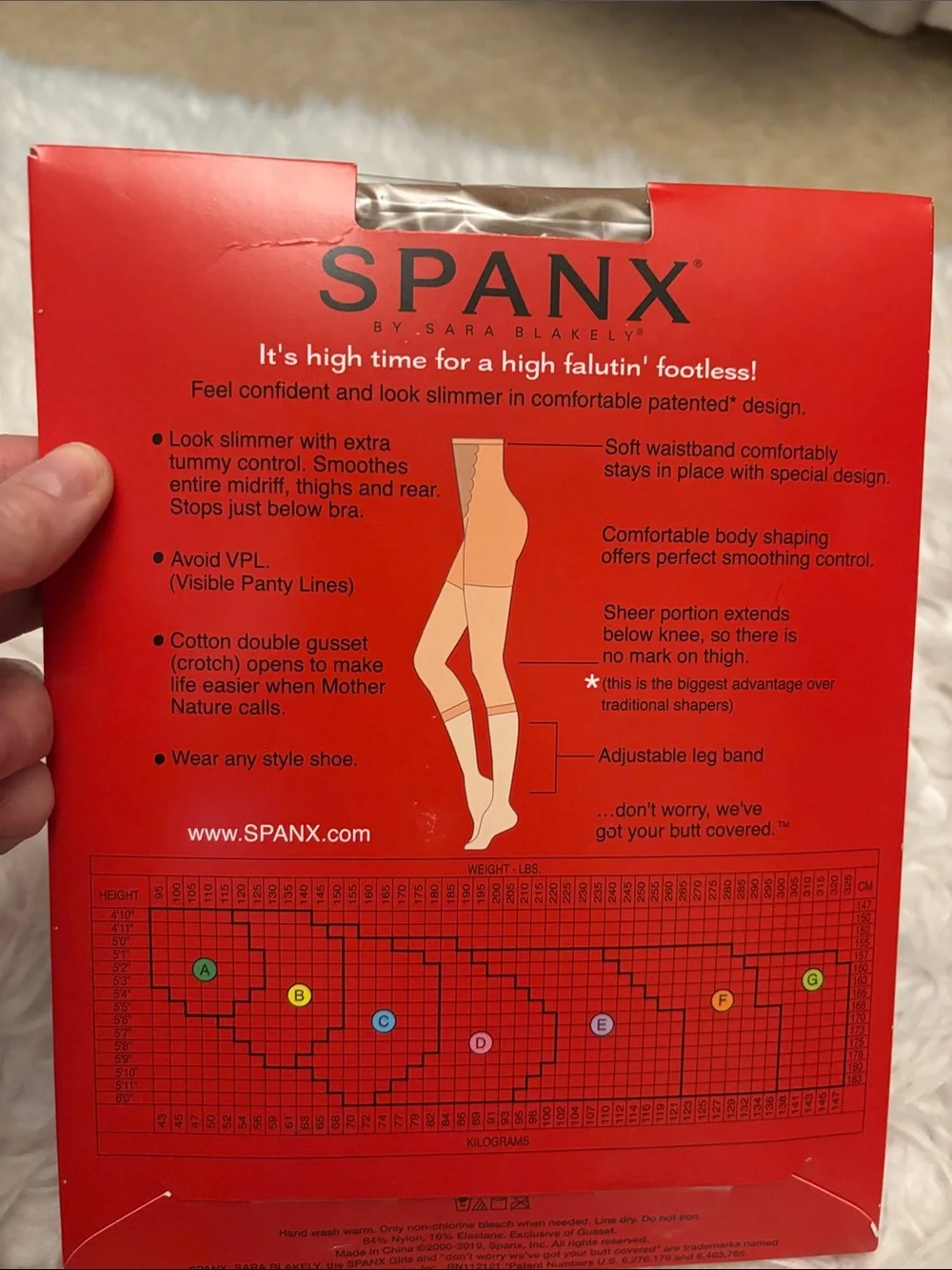 SPANX Footless High-Waist Shapewear